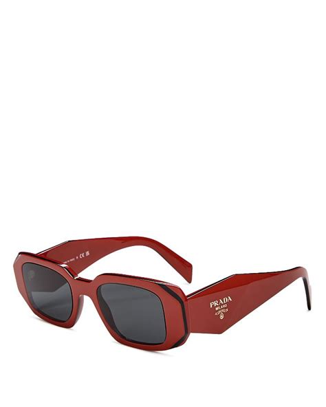 prada symbole 49mm rectangle sunglasses|prada symbole sunglasses price.